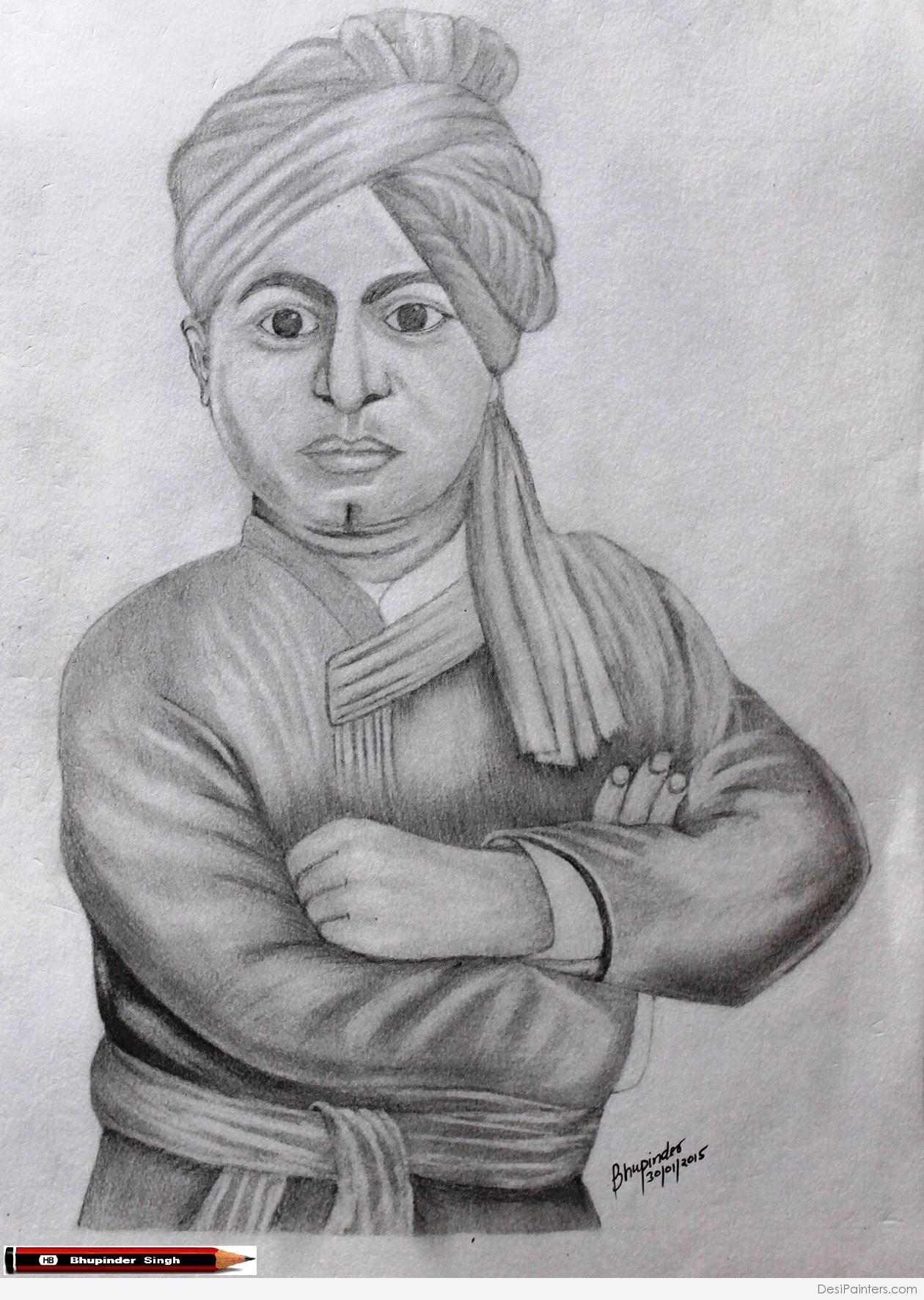 How to draw swami Vivekananda color drawing. - video Dailymotion