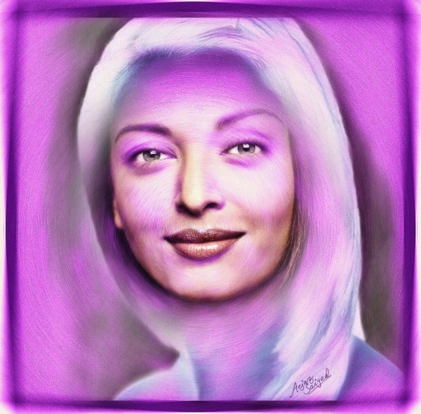 Digital Painting of Aishwarya Rai Bachchan - DesiPainters.com