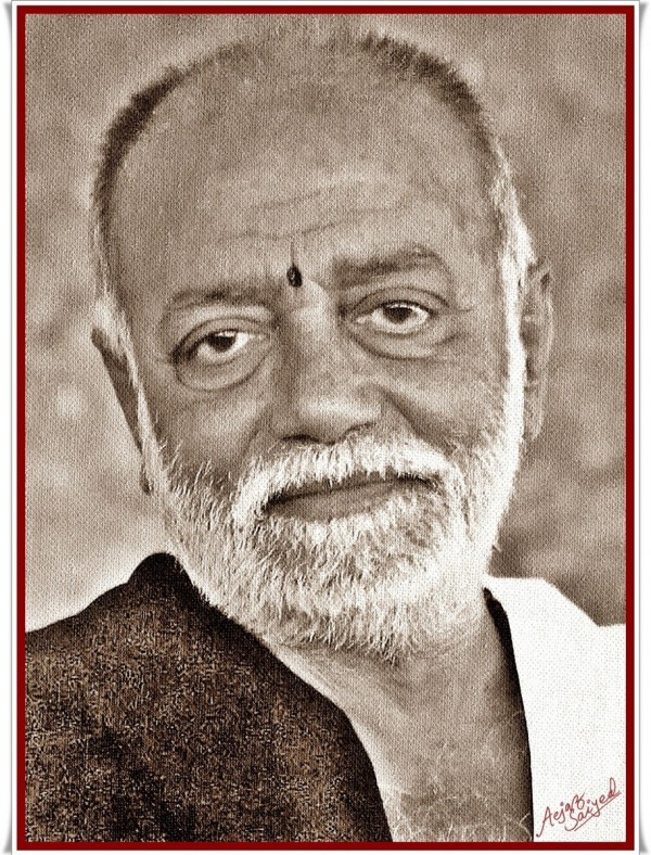  Digital Painting of Murari Bapu