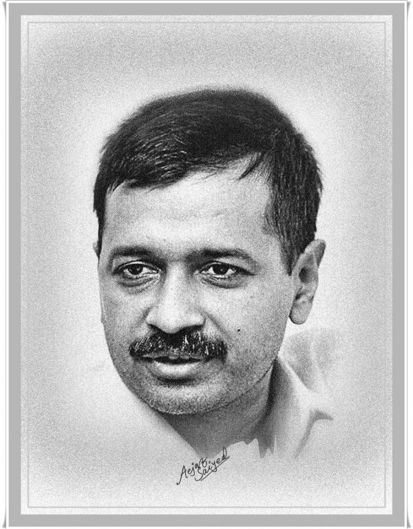 Digital Painting Of Arvind Kejriwal