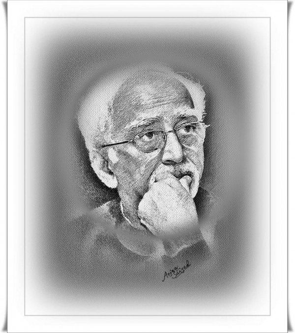 Digital Painting of Dr. Abdul Hameed Ansari - DesiPainters.com