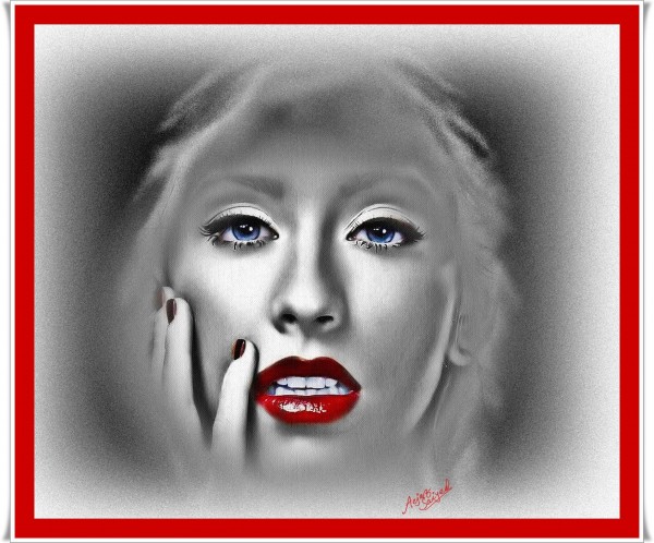 Digital Painting Of Beautiful Face - DesiPainters.com