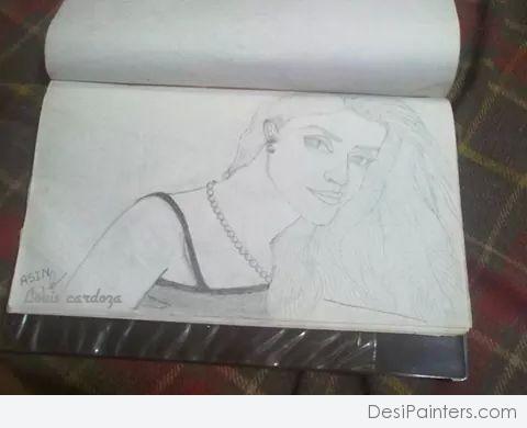 Asin sketch - DesiPainters.com