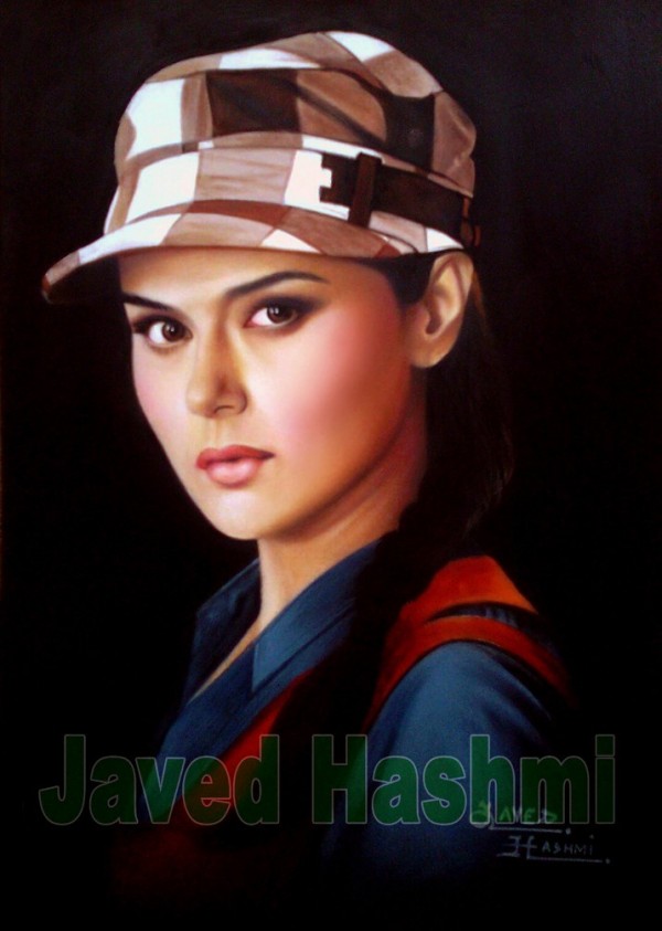 Preity Zinta Painting