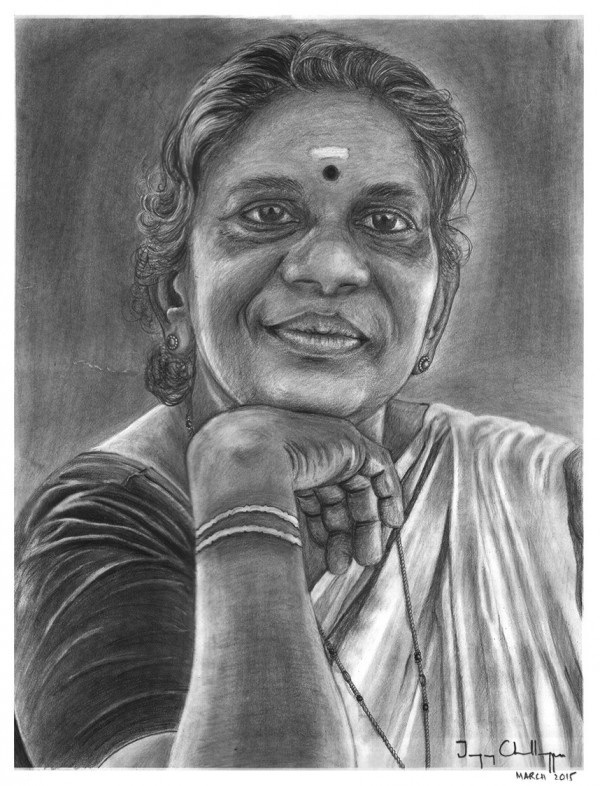  Pencil Sketch Of My Mom