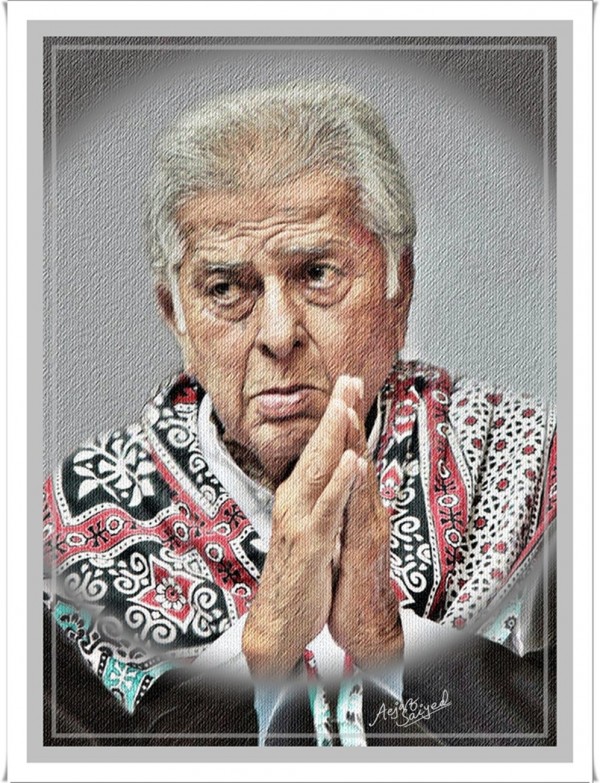 Digital Painting Of Shashi Kapoor - DesiPainters.com