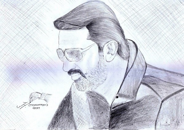 Pencil  Sketches By Thiyagarajan - Trichy (JJCET)