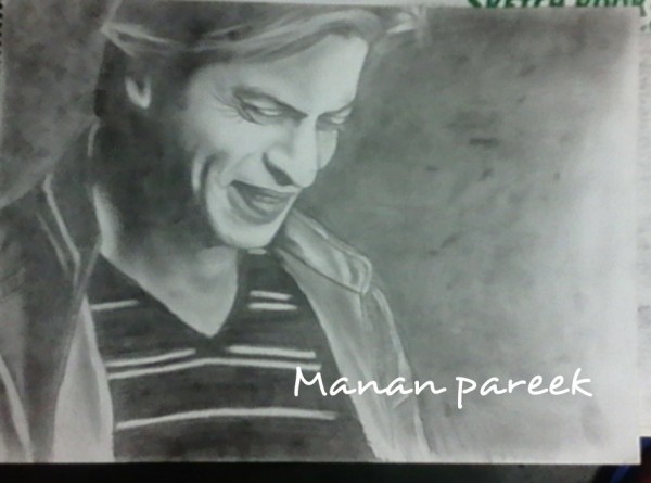 Pencil Sketch Of Shahrukh Khan - DesiPainters.com