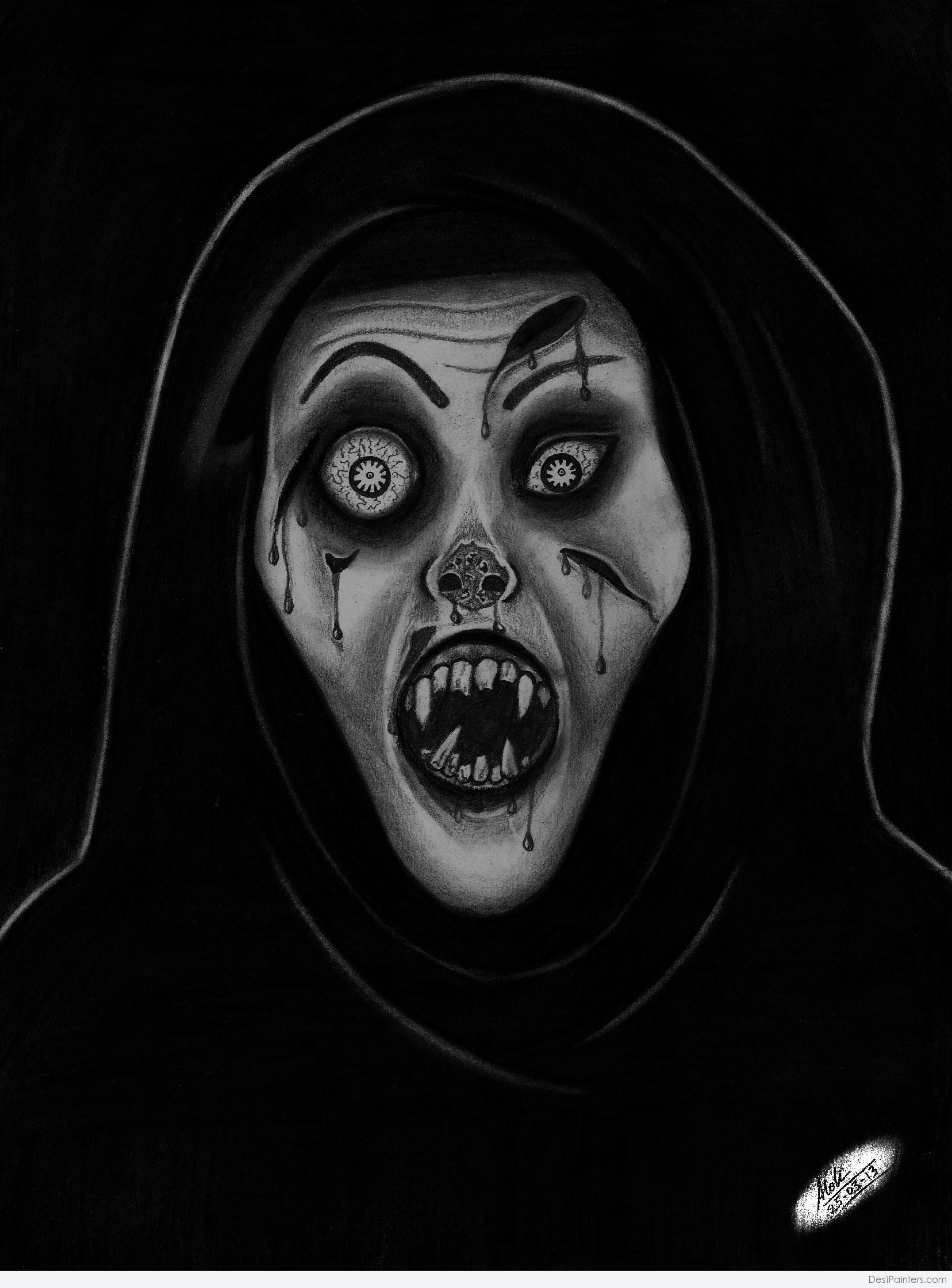 Ghost Lady - Gothic Drama... Drawing Tutorial — Steemit