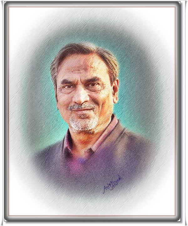 Digital Painting Of Aejaz Saiyed - DesiPainters.com
