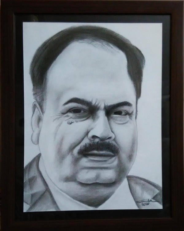 Charcoal Painting By Prahlad Malakar