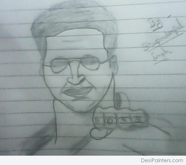 Pencil Sketch Of Akshay Kumar - DesiPainters.com