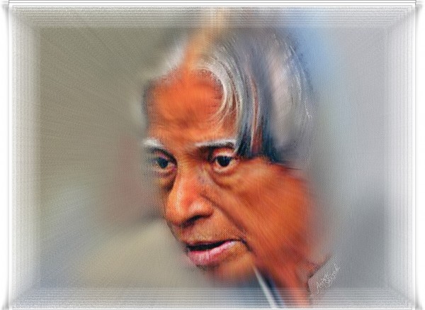 Digital Painting Of Dr. A.P.J Abdul Kalam By Aejaz Saiyed