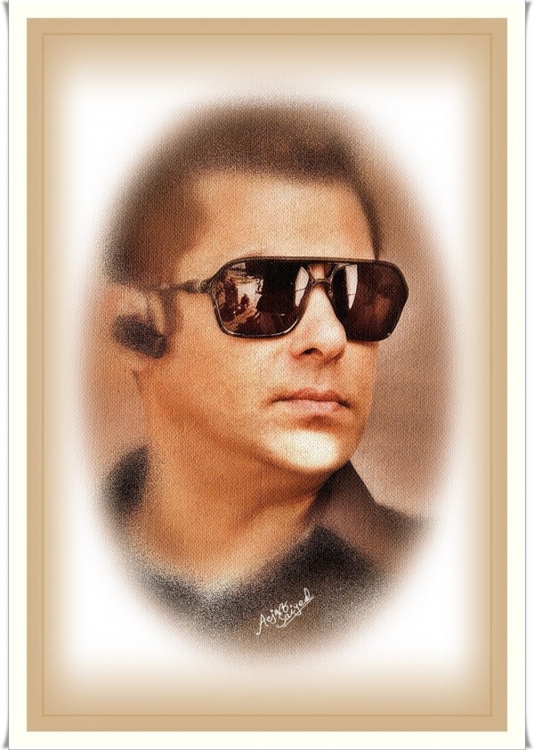 Digital Painting Of Actor Salman Khan