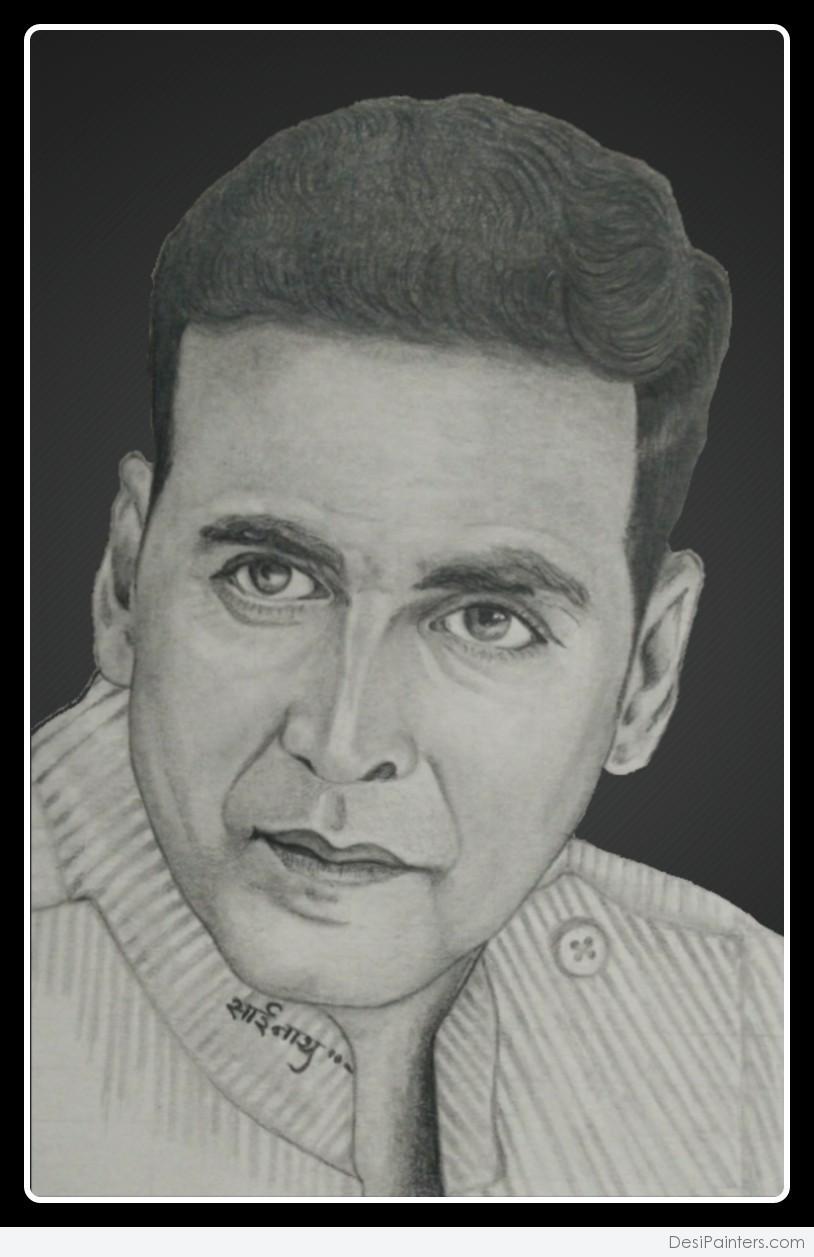 Akshay Kumar Pencil Sketch