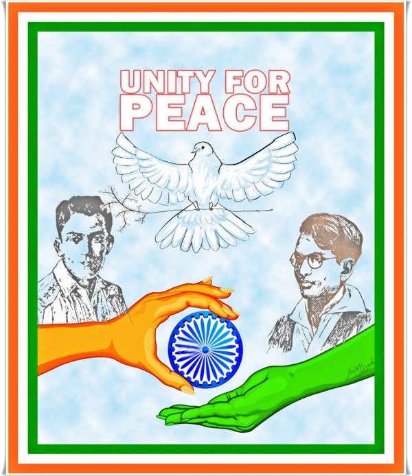 Digital Painting Of Unity For Peace 
