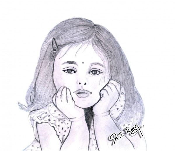 cute girl pencil draw by jivanika on DeviantArt-nextbuild.com.vn