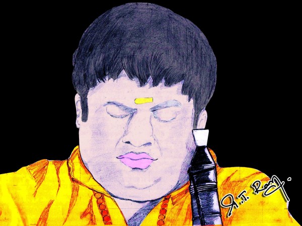 Watercolor Painting Of Senthil