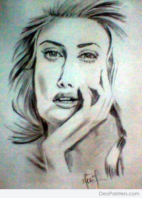 Beautiful Pencil Sketch By Akhil - DesiPainters.com