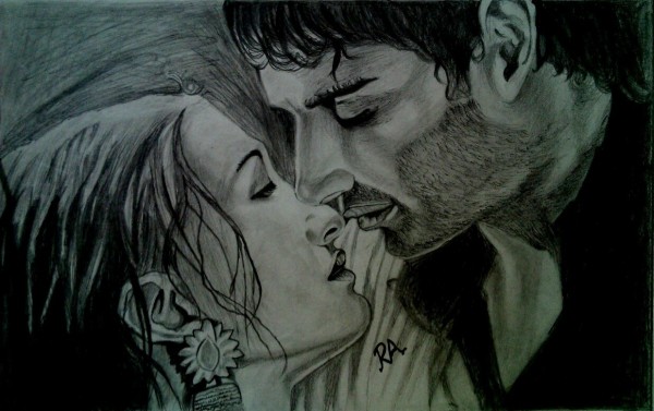 Pencil Sketch Of Kyunki Tum Hi Ho - DesiPainters.com