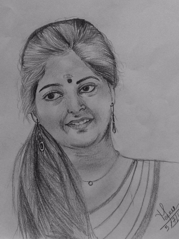 Beautiful Pencil Sketch By Meenu Mb