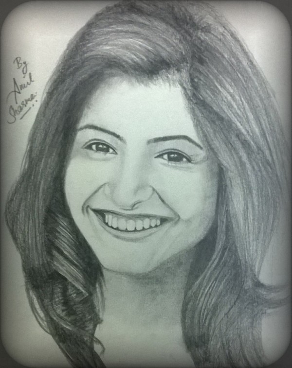 Pencil Sketch of Anushka Sharma