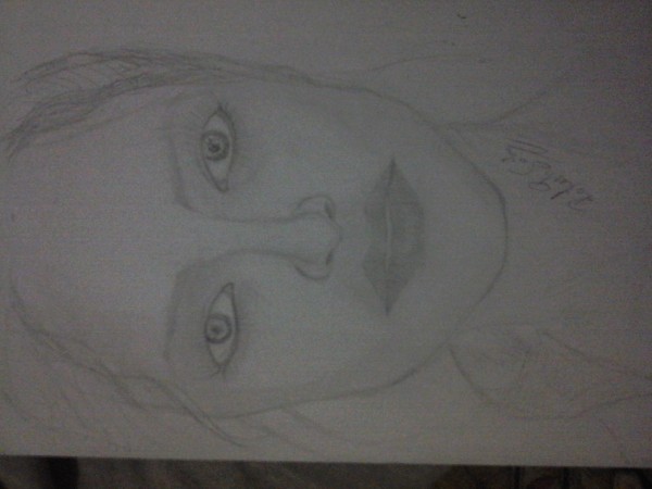 Pencil Sketch Of A Girl By Rakesh Sah - DesiPainters.com