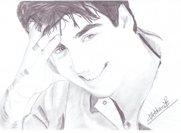Pencil Sketch of Akshay Kumar - DesiPainters.com