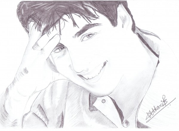 Pencil Sketch of Akshay Kumar