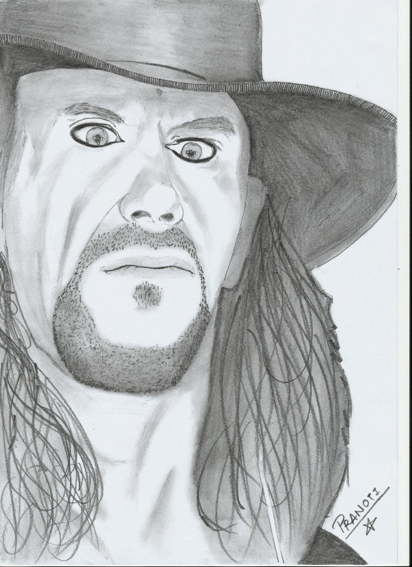 Pencil Sketch of Undertaker