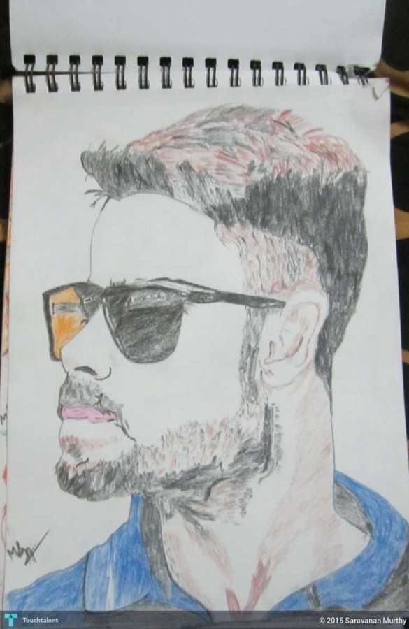 Pencil Sketch Of Virat Kohli