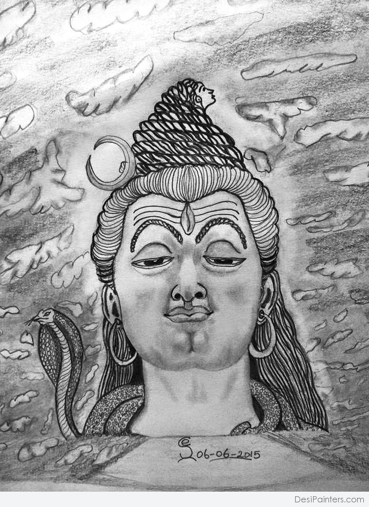 Shiv Ji Sketch Use Things Mandala Arts Pen - GranNino-saigonsouth.com.vn