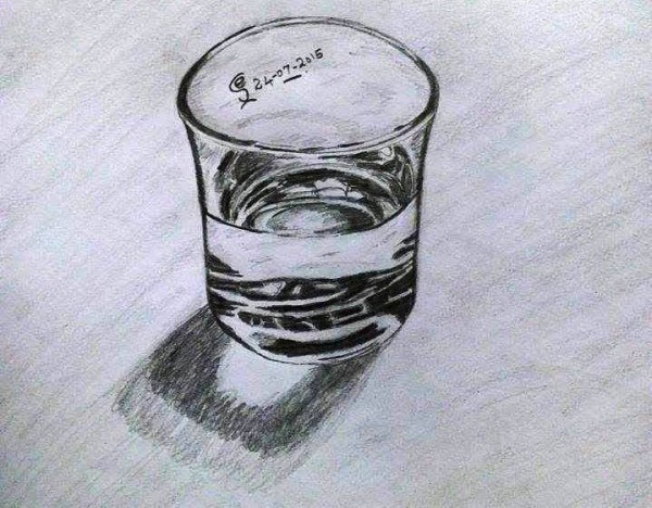 3D Art Pencil Sketch - DesiPainters.com