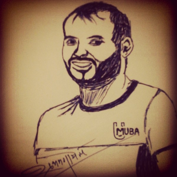 Ink Painting Of Anup Kumar 