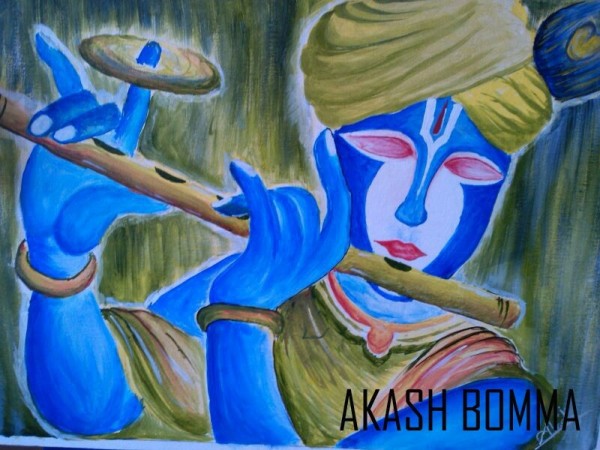 Acrylic Painting By Akash Bomma