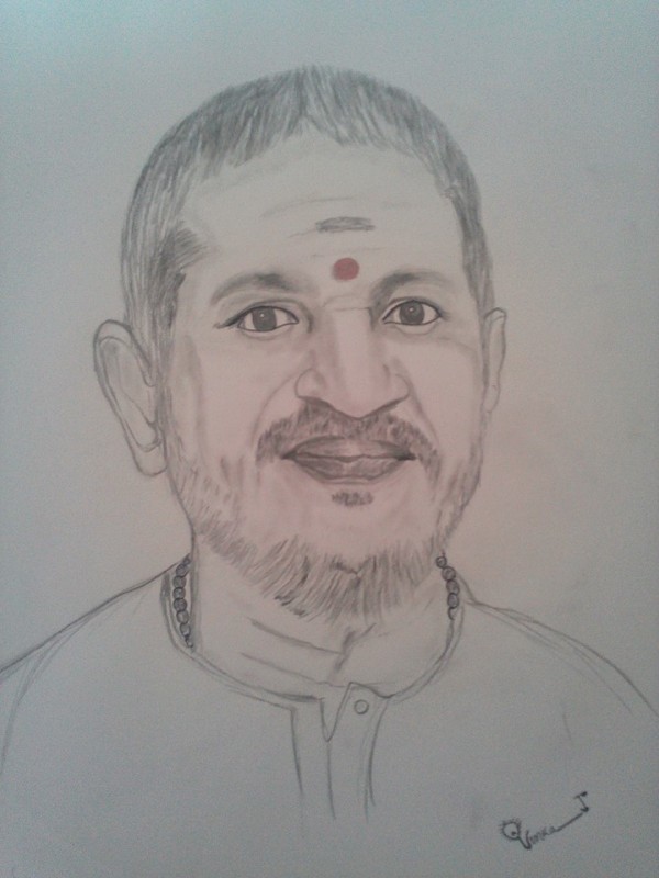 Beautiful Pencil Sketch By Venkat - DesiPainters.com