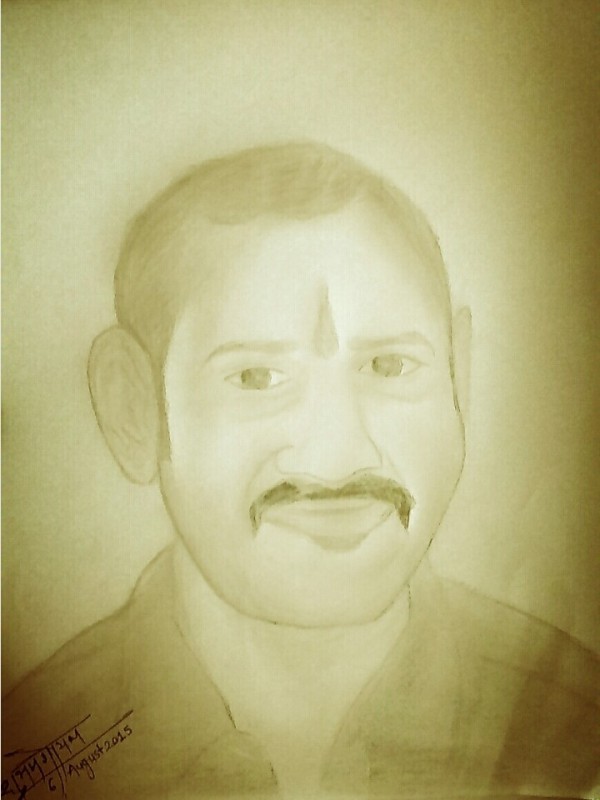 Pencil Sketch Of Anand Mantri Sir