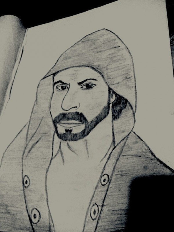 Pencil Sketch Of SRK Shah Rukh Khan - DesiPainters.com