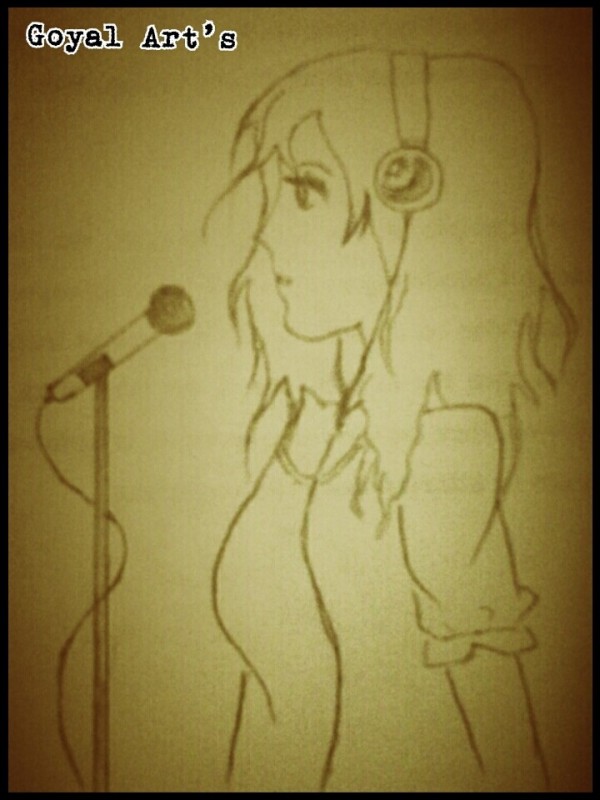 Pencil Sketch Of Girl