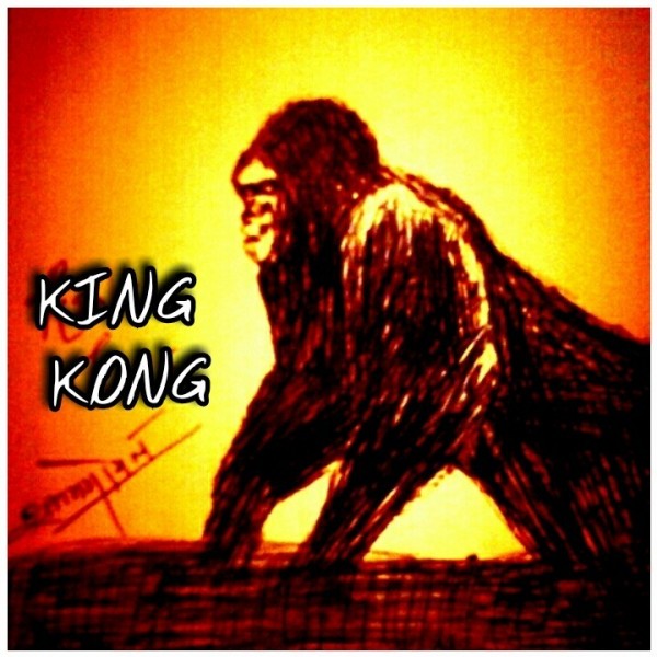 Ink Painting Of king kong By Shubham Goyal