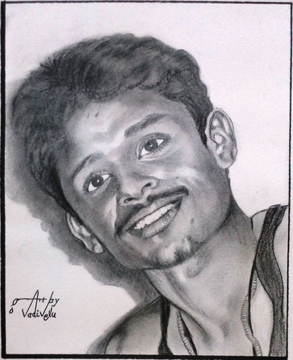 Pencil Sketch By P.Vadivel - DesiPainters.com