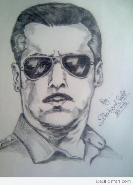 Pencil Sketch Of Salman Khan