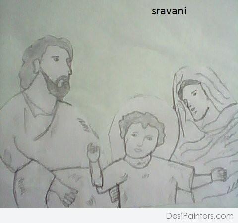 Pencil Sketch By Sravani Ragula - DesiPainters.com
