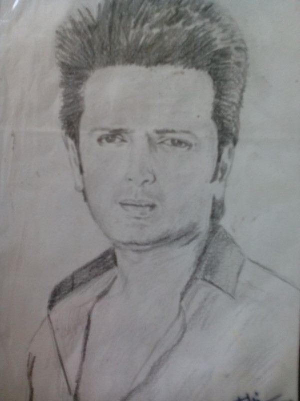 Pencil Sketch Of Ritesh Deshmukh - DesiPainters.com