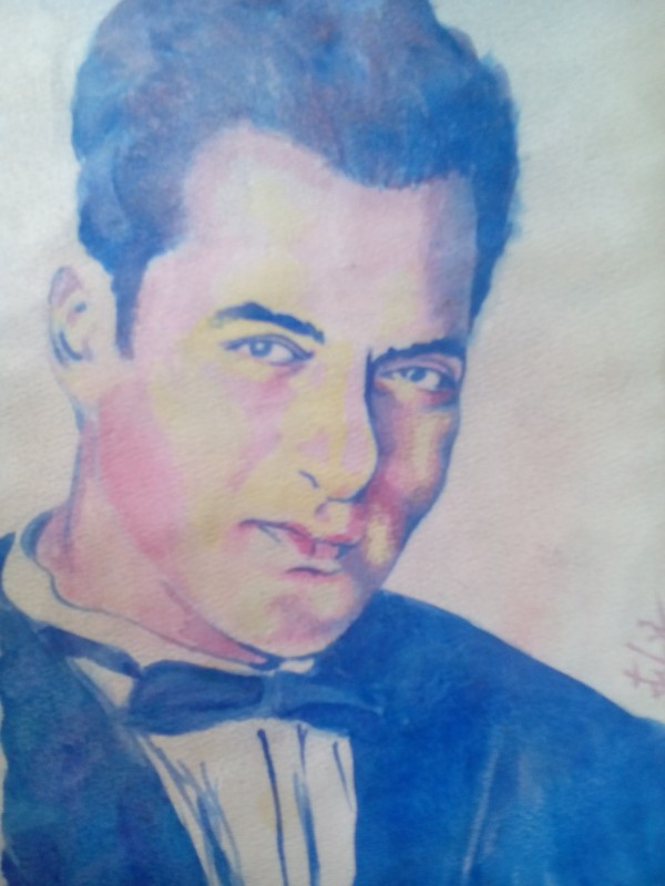 Oil Painting Of Salman Khan - DesiPainters.com