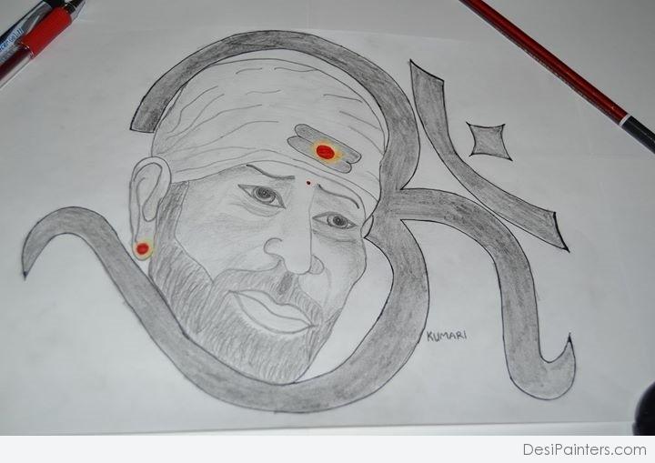My Pencil Sketch of Sai Baba by Sriram Subramanian on Dribbble