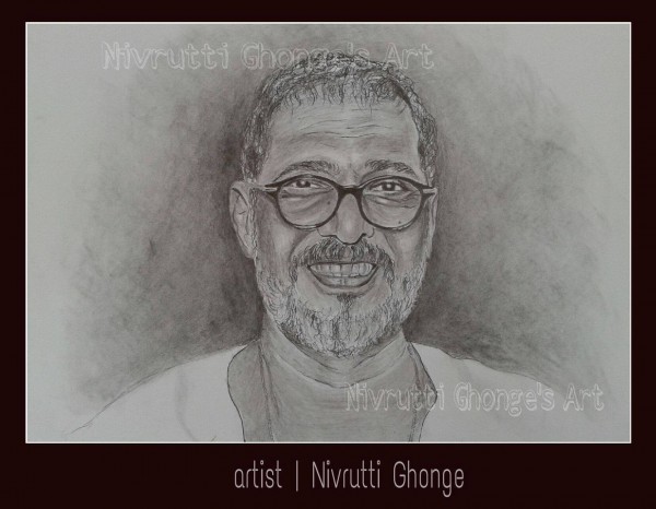 Pencil Sketch Of Nana Patekar - DesiPainters.com