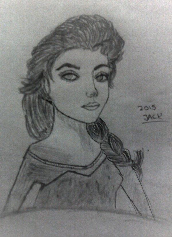 Beautiful Pencil Sketch Of A Girl