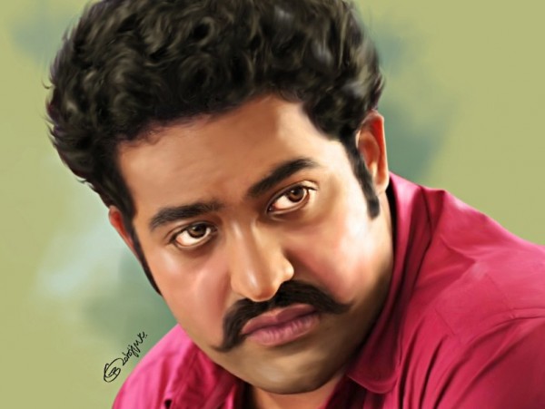 Digital Painting Of Junior NTR