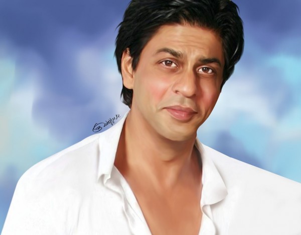 Digital Painting Of Shahrukh Khan - DesiPainters.com